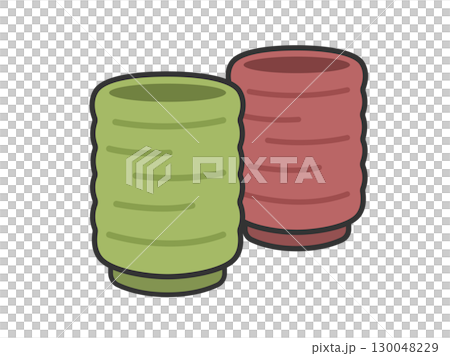 敬老日禮物情侶茶杯插圖 | 敬老日 130048229