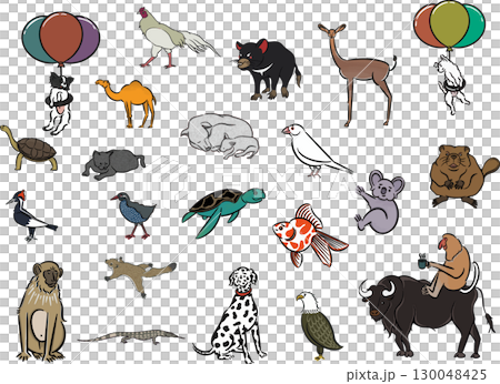 手繪動物系列 130048425