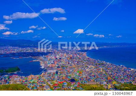 函館を眺める 130048967