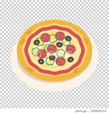 披薩的插圖 130049518