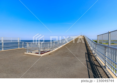 千葉県 木更津市 鳥居崎海浜公園にある中の島大橋 千葉県 木更津市 鳥居崎海浜公園にある中の島大橋 130049744