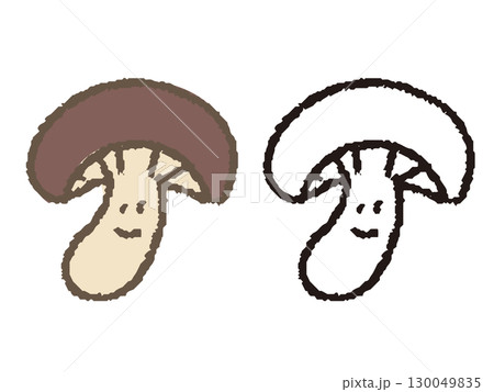 手描きのしいたけ 手描きのしいたけ 130049835