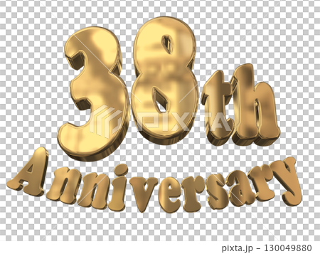 3DCG文字「38th Anniversary/38周年マークキラキラ」 3DCG文字「38th Anniversary/38周年マークキラキラ」 130049880