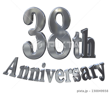 3DCG文字「38th Anniversary/38周年マークキラキラ」 3DCG文字「38th Anniversary/38周年マークキラキラ」 130049938