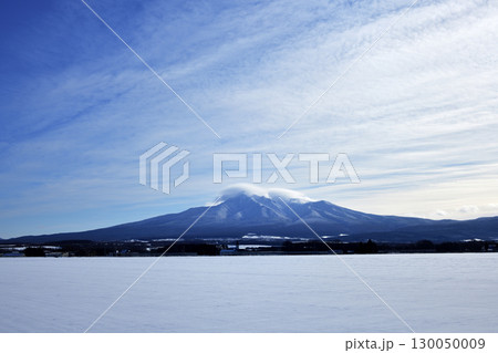 12月の斜里岳景観 130050009