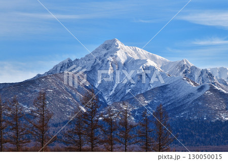 12月の斜里岳景観 130050015