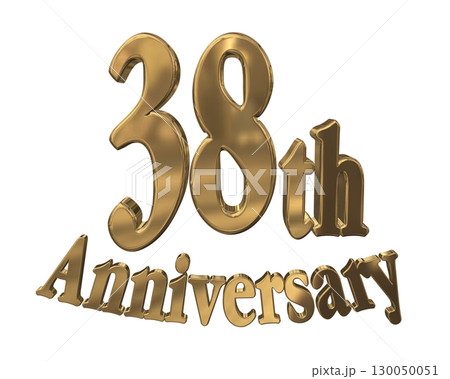 3DCG文字「38th Anniversary/38周年マークキラキラ」 3DCG文字「38th Anniversary/38周年マークキラキラ」 130050051