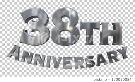 3DCG text "38th Anniversary/38th Anniversary Mark Sparkle" 130050084