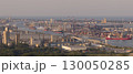 Panorama showcasing its chemical petrochemical and port industries at sunset 130050285