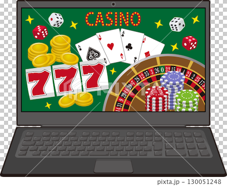 ノートパソコンのオンラインカジノ画面 ノートパソコンのオンラインカジノ画面 130051248