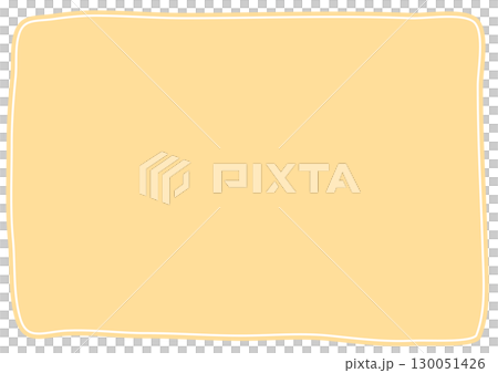 黃色手繪方形簡約框 黃色手繪方形簡約框 130051426