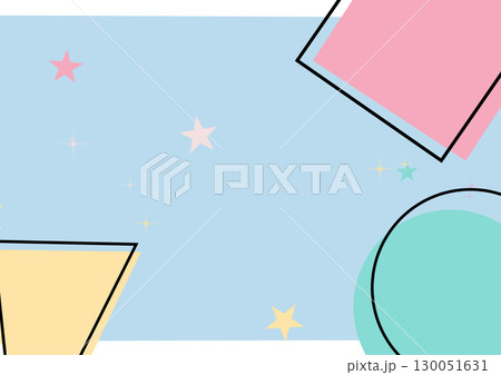 シンプルでかわいい背景イラスト シンプルでかわいい背景イラスト 130051631