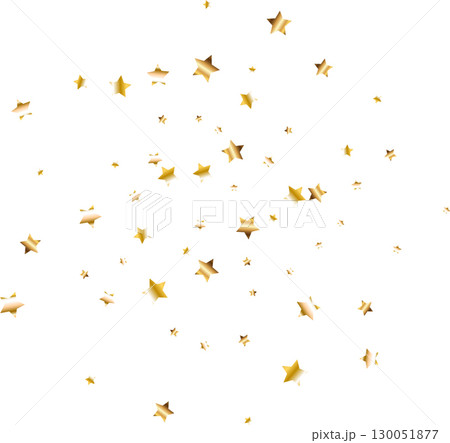 Confetti explosion. Golden serpentine ribbons frame design Confetti explosion. Golden serpentine ribbons frame design 130051877