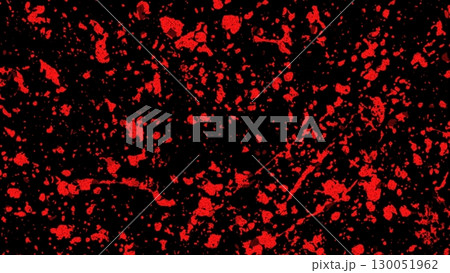 赤×黒の血しぶき、まだら模様、カモフラージュ柄、バックグラウンド 赤×黒の血しぶき、まだら模様、カモフラージュ柄、バックグラウンド 130051962
