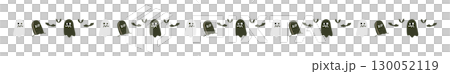 Halloween ghost and bat dividing line Halloween ghost and bat dividing line 130052119