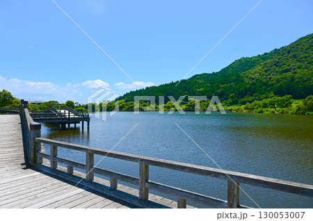 太鼓橋　乙女ケ池　大溝の水辺景観　高島市 130053007