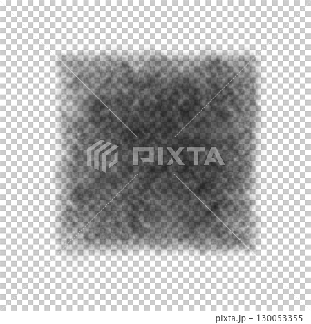 Square black smoke texture background with soft edges and transparent center for design overlay or creative compositions Square black smoke texture background with soft edges and transparent center for design overlay or creative compositions 130053355