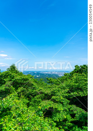 【東京都】大自然に囲まれた高尾山からの眺望 130054549