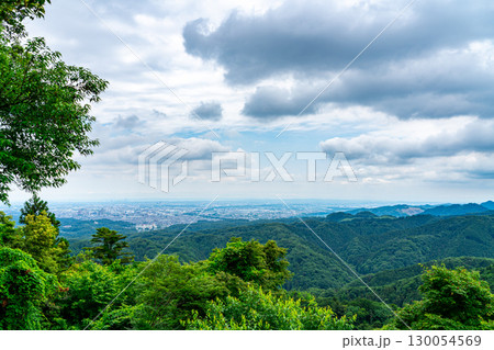 【東京都】大自然に囲まれた高尾山からの眺望 130054569