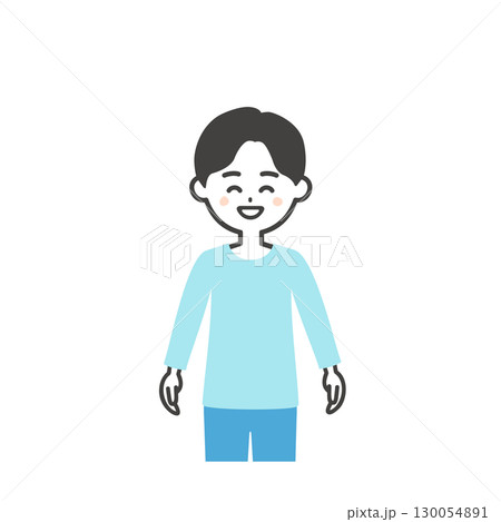 笑う男の子イラスト 笑う男の子イラスト 130054891
