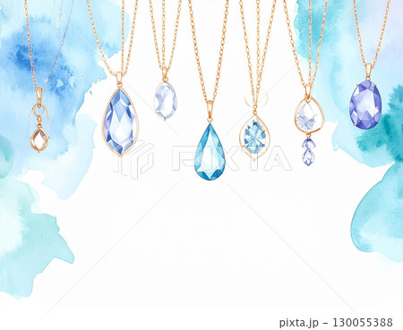 宝石のきらめきと水彩のやさしさ 130055388