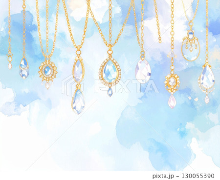 宝石のきらめきと水彩のやさしさ 130055390