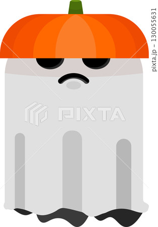 カボチャを被ったお化け 130055631
