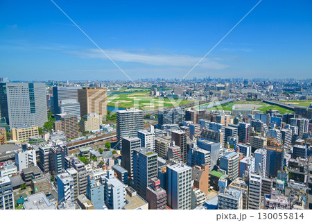 京急川崎駅周辺の風景・川崎市役所スカイデッキからの眺望【神奈川県川崎市】 京急川崎駅周辺の風景・川崎市役所スカイデッキからの眺望【神奈川県川崎市】 130055814