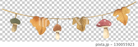 autumn, watercolor, leaf 130055923