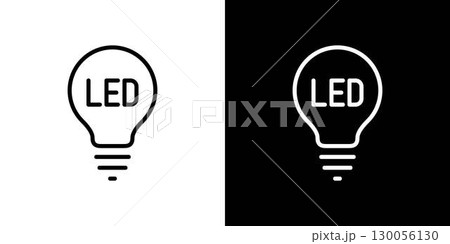 電球 アイデア 閃き ひらめき LED アイコン 電球 アイデア 閃き ひらめき LED アイコン 130056130