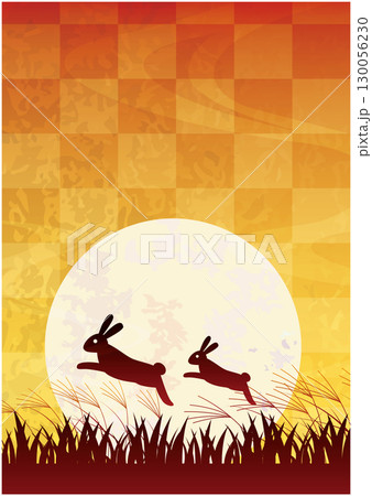 秋のお月見背景 130056230