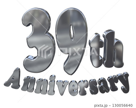 3DCG文字「39th Anniversary/39周年マークキラキラ」 130056640