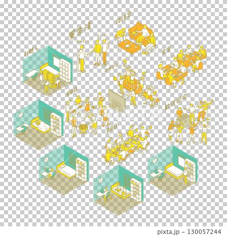 宿舍生活的趣味插圖 宿舍生活的趣味插圖 130057244
