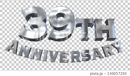 3DCG文字「39th Anniversary/39周年マークキラキラ」 3DCG文字「39th Anniversary/39周年マークキラキラ」 130057293