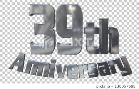 3DCG文字「39th Anniversary/39周年マークキラキラ」 3DCG文字「39th Anniversary/39周年マークキラキラ」 130057689