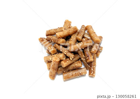 たたきゴボウ【白背景・切り抜き】 130058261