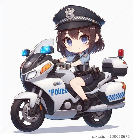 白バイ婦警ちゃん 130058676