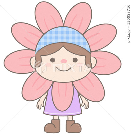 Cute Sweet Fairy Garden Little Daisy Girl Cute Sweet Fairy Garden Little Daisy Girl 130058716