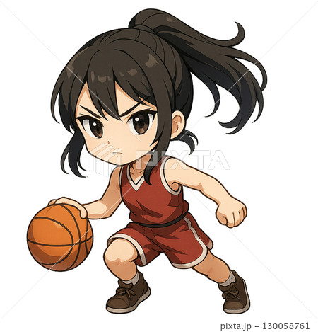 バスケ少女 130058761