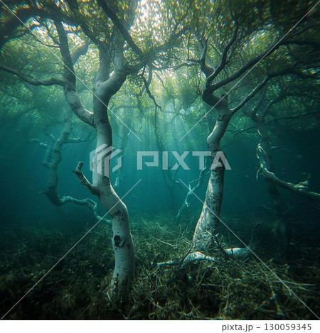 水中の樹木 水中の樹木 130059345