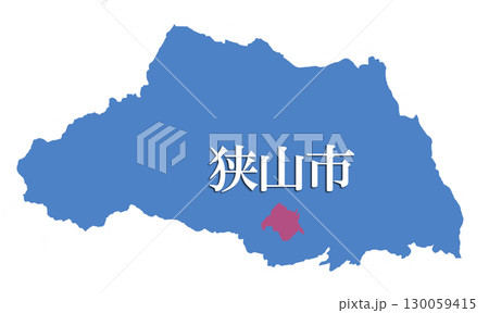 埼玉県 狭山市 地図 日本地図 埼玉県 狭山市 地図 日本地図 130059415