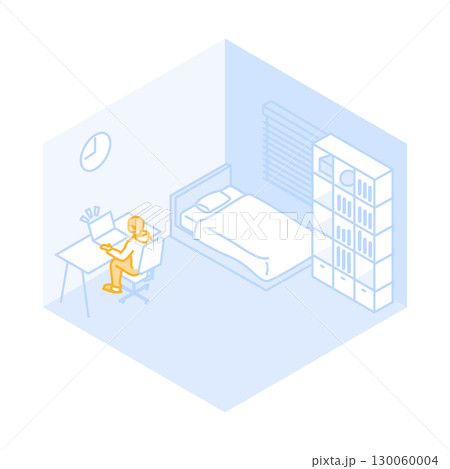 楽しい寮生活のイラスト 130060004