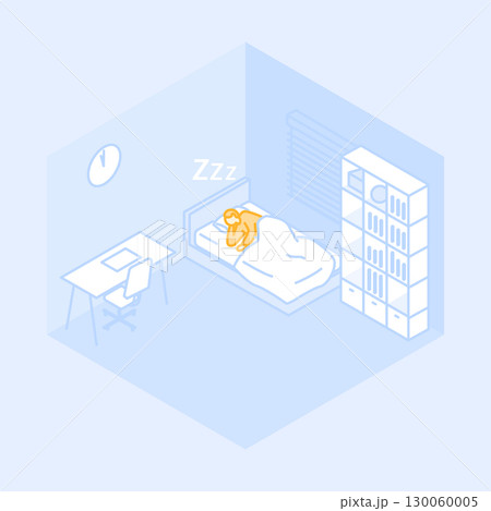 楽しい寮生活のイラスト 130060005