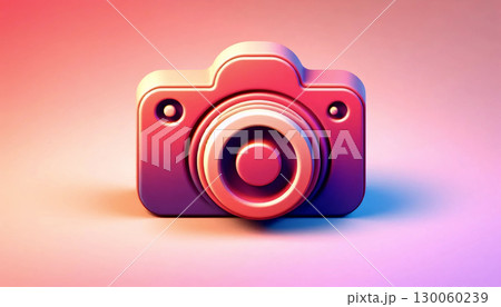 A neumorphic Instagram icon, AI generated image 130060239
