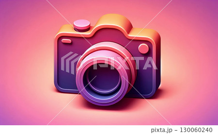 A neumorphic Instagram icon, AI generated image 130060240