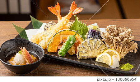 天ぷらの盛り合わせ 130060954
