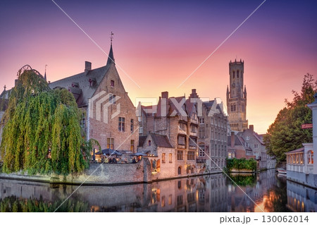 Bruges and Sunset 130062014