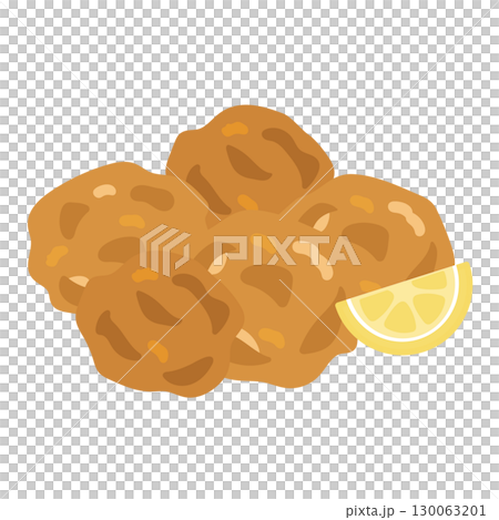 唐揚げ　イラスト 130063201