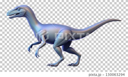 Velociraptor isolated on transparent PNG background Velociraptor isolated on transparent PNG background 130063294