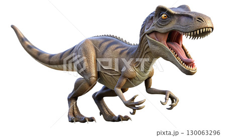 Velociraptor isolated on transparent PNG background Velociraptor isolated on transparent PNG background 130063296